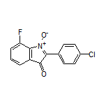 2-(4-Chlorophenyl)-7-fluoro-3-oxo-3H-indole 1-Oxide