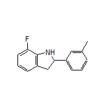 7-Fluoro-2-(m-tolyl)indoline