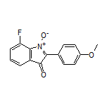7-Fluoro-2-(4-methoxyphenyl)-3-oxo-3H-indole 1-Oxide
