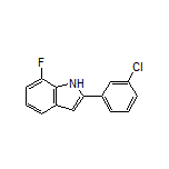 2-(3-Chlorophenyl)-7-fluoro-1H-indole