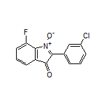 2-(3-Chlorophenyl)-7-fluoro-3-oxo-3H-indole 1-Oxide