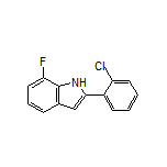 2-(2-Chlorophenyl)-7-fluoro-1H-indole