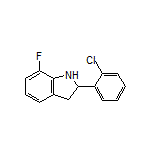 2-(2-Chlorophenyl)-7-fluoroindoline