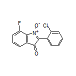 2-(2-Chlorophenyl)-7-fluoro-3-oxo-3H-indole 1-Oxide