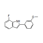 7-Fluoro-2-(3-methoxyphenyl)-1H-indole