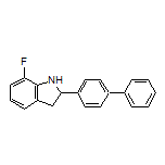 2-(4-Biphenylyl)-7-fluoroindoline