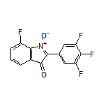7-Fluoro-3-oxo-2-(3,4,5-trifluorophenyl)-3H-indole 1-Oxide