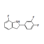 2-(3,4-Difluorophenyl)-7-fluoroindoline