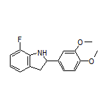 2-(3,4-Dimethoxyphenyl)-7-fluoroindoline