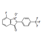 7-Fluoro-3-oxo-2-[4-(trifluoromethyl)phenyl]-3H-indole 1-Oxide