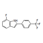 7-Fluoro-2-[4-(trifluoromethyl)phenyl]-1H-indole
