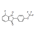 7-Fluoro-3-oxo-2-[4-(trifluoromethoxy)phenyl]-3H-indole 1-Oxide