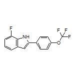 7-Fluoro-2-[4-(trifluoromethoxy)phenyl]-1H-indole