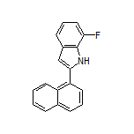 7-Fluoro-2-(naphthalen-1-yl)-1H-indole