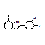 2-(3,4-Dichlorophenyl)-7-fluoro-1H-indole