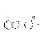 2-(3,4-Dichlorophenyl)-7-fluoroindoline
