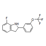 7-Fluoro-2-[3-(trifluoromethoxy)phenyl]indoline