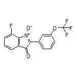 7-Fluoro-3-oxo-2-[3-(trifluoromethoxy)phenyl]-3H-indole 1-Oxide
