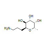 (2S,3S,4R,5S,6S)-2-(3-Aminopropyl)-6-methyltetrahydro-2H-pyran-3,4,5-triol