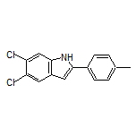 5,6-Dichloro-2-(p-tolyl)-1H-indole