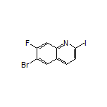 6-Bromo-7-fluoro-2-iodoquinoline