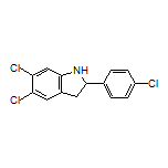 5,6-Dichloro-2-(4-chlorophenyl)indoline