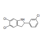 5,6-Dichloro-2-(3-chlorophenyl)indoline