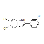 5,6-Dichloro-2-(3-chlorophenyl)-1H-indole