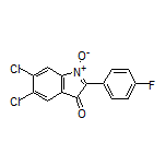 5,6-Dichloro-2-(4-fluorophenyl)-3-oxo-3H-indole 1-Oxide