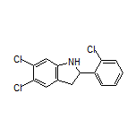 5,6-Dichloro-2-(2-chlorophenyl)indoline