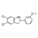 5,6-Dichloro-2-(3-methoxyphenyl)indoline