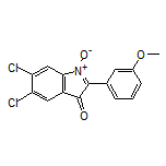 5,6-Dichloro-2-(3-methoxyphenyl)-3-oxo-3H-indole 1-Oxide