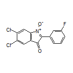 5,6-Dichloro-2-(3-fluorophenyl)-3-oxo-3H-indole 1-Oxide
