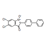 2-(4-Biphenylyl)-5,6-dichloro-3-oxo-3H-indole 1-Oxide