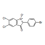 2-(4-Bromophenyl)-5,6-dichloro-3-oxo-3H-indole 1-Oxide