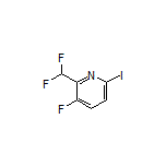 2-(Difluoromethyl)-3-fluoro-6-iodopyridine