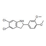 5,6-Dichloro-2-(3,4-dimethoxyphenyl)indoline