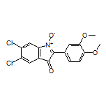 5,6-Dichloro-2-(3,4-dimethoxyphenyl)-3-oxo-3H-indole 1-Oxide