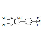 5,6-Dichloro-2-[4-(trifluoromethyl)phenyl]indoline