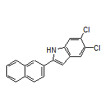 5,6-Dichloro-2-(naphthalen-2-yl)-1H-indole