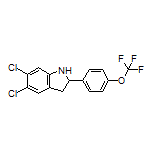 5,6-Dichloro-2-[4-(trifluoromethoxy)phenyl]indoline