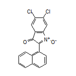 5,6-Dichloro-2-(naphthalen-1-yl)-3-oxo-3H-indole 1-Oxide