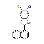 5,6-Dichloro-2-(naphthalen-1-yl)indoline