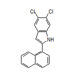 5,6-Dichloro-2-(naphthalen-1-yl)-1H-indole