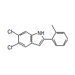 5,6-Dichloro-2-(o-tolyl)-1H-indole