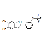 5,6-Dichloro-2-[3-(trifluoromethoxy)phenyl]-1H-indole