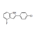 2-(4-Chlorophenyl)-4-fluoro-1H-indole