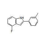4-Fluoro-2-(m-tolyl)-1H-indole
