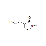3-(2-Chloroethyl)-1-methylpyrrolidin-2-one