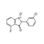 2-(3-Chlorophenyl)-4-fluoro-3-oxo-3H-indole 1-Oxide